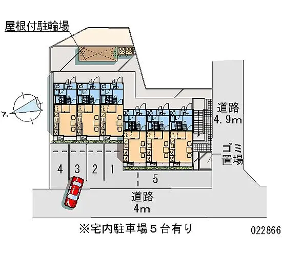 ★手数料０円★鳥取市青葉町３丁目 月極駐車場